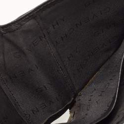 Givenchy Black Leather Bifold Flap Wallet