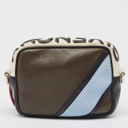 Givenchy Multicolor Leather Zip Messenger Bag