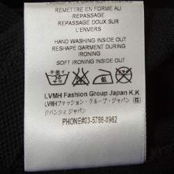 Pre Owned Givenchy Black Leather Patch Cotton Pique Polo Shirt L