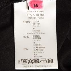 مملوكة مسبقًا Givenchy Black Star Print Cotton T-Shirt M