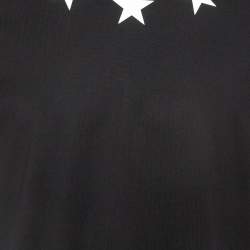 مملوكة مسبقًا Givenchy Black Star Print Cotton T-Shirt M