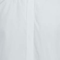 Pre Owned Givenchy White Star Embroidered Cotton Shirt L