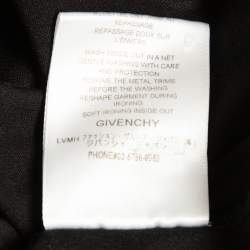Pre Owned Givenchy Black Logo Printed Jersey T-Shirt XL