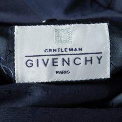 Givenchy Gentleman Blue Wool Tailored Blazer 4XL 