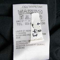 Pre Owned Givenchy Black Cotton Star Quilt Detail T-Shirt L 