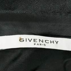 Givenchy Black Patterned Wool Blend Blazer S