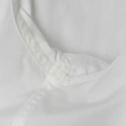 Givenchy White Cotton Collar Detail Shirt XL