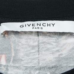 Givenchy Black Baboons Print Jersey Crew Neck T-Shirt M