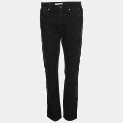 Givenchy Black Cotton Straight Leg Jeans S/M (Waist 32")