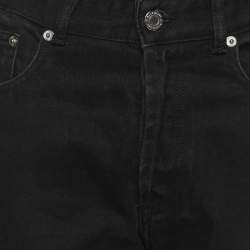 Givenchy Black Cotton Straight Leg Jeans S/M (Waist 32")