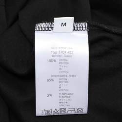 Givenchy Black Cotton Wings Print T-Shirt M
