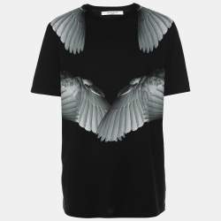 Givenchy Black Cotton Wings Print T-Shirt M