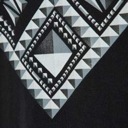 Givenchy Black Printed Cotton Crew Neck Sweatshirt M