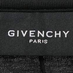 Pre Owned Givenchy Black Printed Cotton Crew Neck T-Shirt L