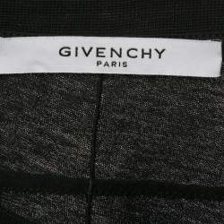 Pre Owned Givenchy Black One-Eye Print Cotton Crew Neck T-Shirt XXL