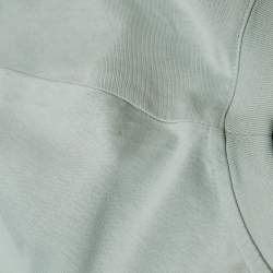Givenchy Blue Logo Embroidered Cotton Crew Neck T-Shirt M