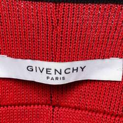 Givenchy Black Wool Blend Button Front Bomber Jacket L