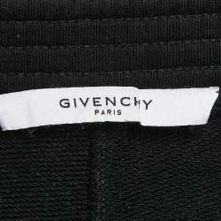 Givenchy Black Logo Embroidered Cotton Sweatpants L