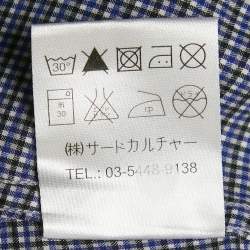 Givenchy Blue/Multicolor Gingham Cotton Button Front Shirt XXXL