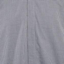 Givenchy Blue/Multicolor Gingham Cotton Button Front Shirt XXXL