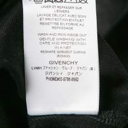 Givenchy Black Logo Tape Cotton Pique Polo T-Shirt M