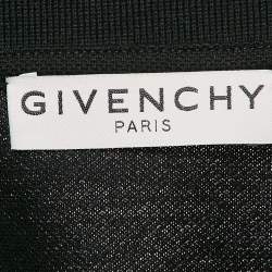 Givenchy Black Logo Tape Cotton Pique Polo T-Shirt M
