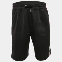 Givenchy Black Logo Band Jersey Shorts XL