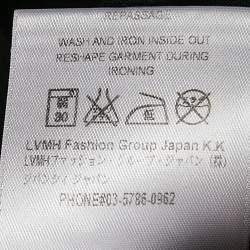 مملوكة مسبقًا تي شيرت جيفنشي رقبة مستديرة قطن طباعة أسود مقاس كبير جدا جدا