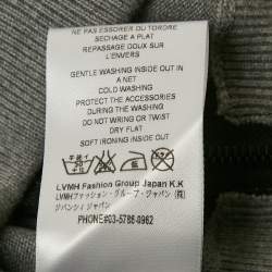 Givenchy Grey Cotton Colorblock Crew Neck Sweatshirt S