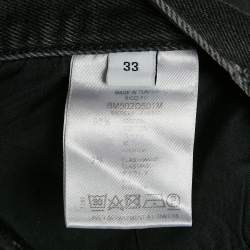 Givenchy Grey Ripped Denim Skinny Jeans L Waist 33"