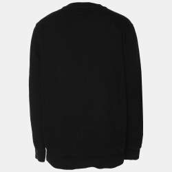 Givenchy Black Cotton American Dream Varsity Text Sweatshirt M