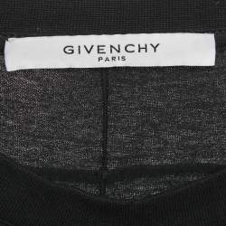 Givenchy Black Fire Print Jersey T-Shirt XL