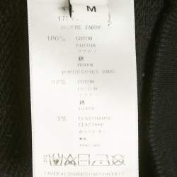 Givenchy Black Printed Cotton Hooded Sweatshirt M