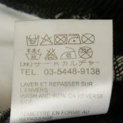 Givenchy Black Madonna Star Print Satin and Cotton Knit Sweatshirt M