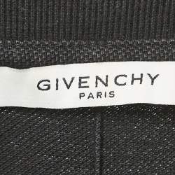 Pre Owned تي شيرت بولو جيفنشي قطن بيك أسود مطبوع جمجمة مقاس كبير جدًا (اكسترا لارج)