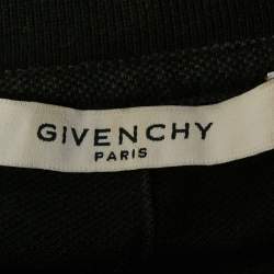 Pre Owned تي شيرت بولو جيفنشي قطن بيك أسود مطبوع جمجمة مقاس كبير جدًا (اكسترا لارج)