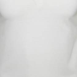 Givenchy White Logo Band Trim Jersey T-Shirt XS