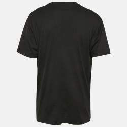 مملوكة مسبقًا Givenchy Black Crucifixion Print Jersey T-Shirt L