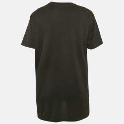 Pre Owned Givenchy Black Printed Jersey Crewneck T-Shirt S