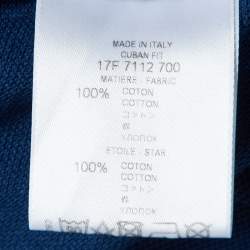 Pre Owned Givenchy Multicolor Paneled Cotton Pique Polo T-Shirt S