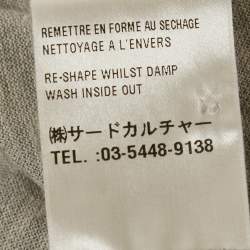 Pre Owned Givenchy Grey Cotton Pique Polo T-Shirt L