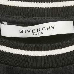 Pre Owned سويت شيرت جيفنشي قطن بتطريز شعار أسود مقاس كبير