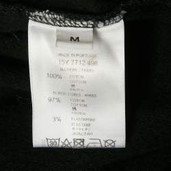 Pre Owned Givenchy Black Rottweiler Print Cotton Long Sleeve Sweatshirt M