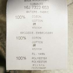 Pre Owned Givenchy Grey Star Embroidery Cotton Sweatshirt S