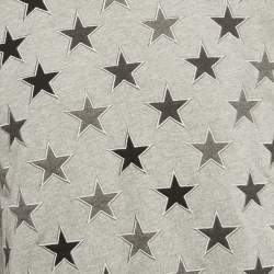 Pre Owned Givenchy Grey Star Embroidery Cotton Sweatshirt S