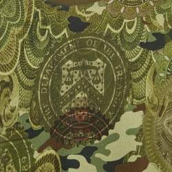 Pre Owned تي شيرت جيفنشي جيرسيه طباعة كامو أخضر مقاس صغير - سمول