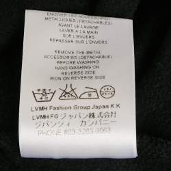 Pre Owned Givenchy Black Cotton Distressed Sleeveless Hoodie S