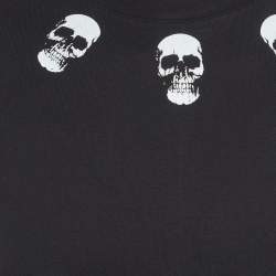 Pre Owned Givenchy Black Skull Print Jersey T-Shirt L