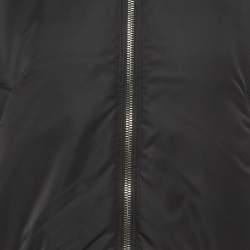 Pre Owned Givenchy Black Tattoo Print Reversible Bomber Jacket M