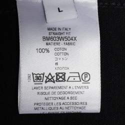 Pre Owned Givenchy Black Faded Effect Denim Shirt L